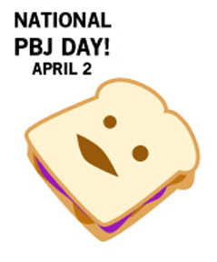 Day Enjoying The All American Sandwich  April 2 Is National Peanut