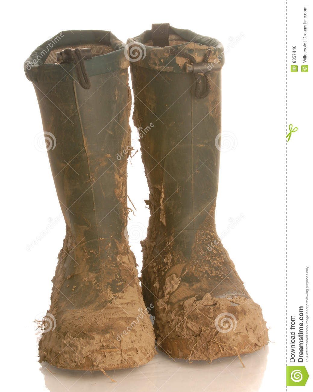 Muddy Rubber Boots Royalty Free Stock Image   Image  8857446