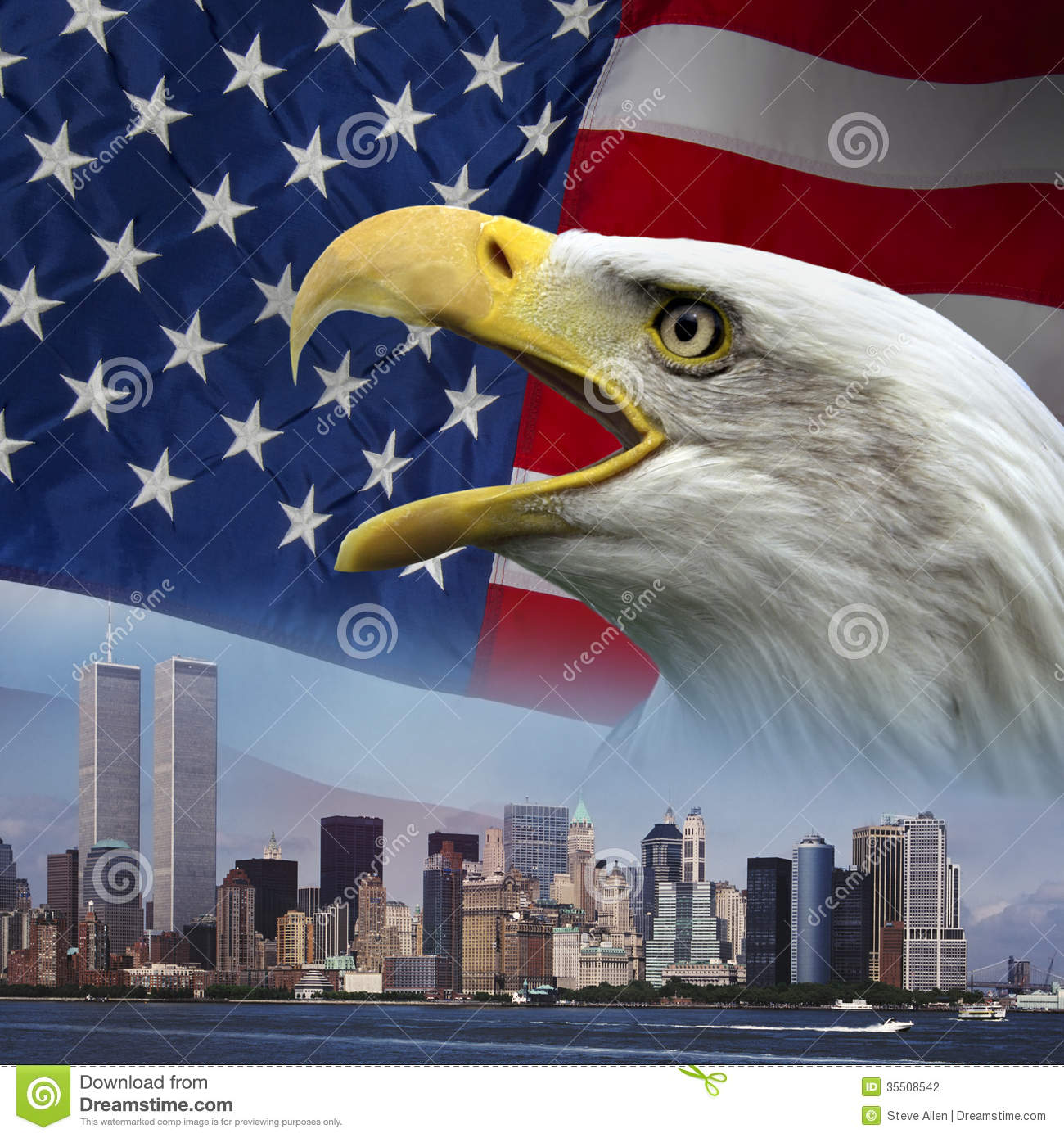New York   Remember 9 11   Patriotism Stock Photography   Image