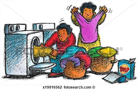 Clip Art   Laundry  Fotosearch   Search Clipart Illustration Posters