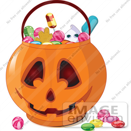 Clipart 56445 Royalty Free Rf Clip Art Illustration Of Halloween Candy
