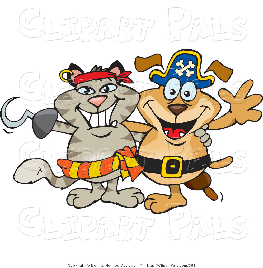 Smiling Cat Clipart Pal Clipart Of A Pirate Cat