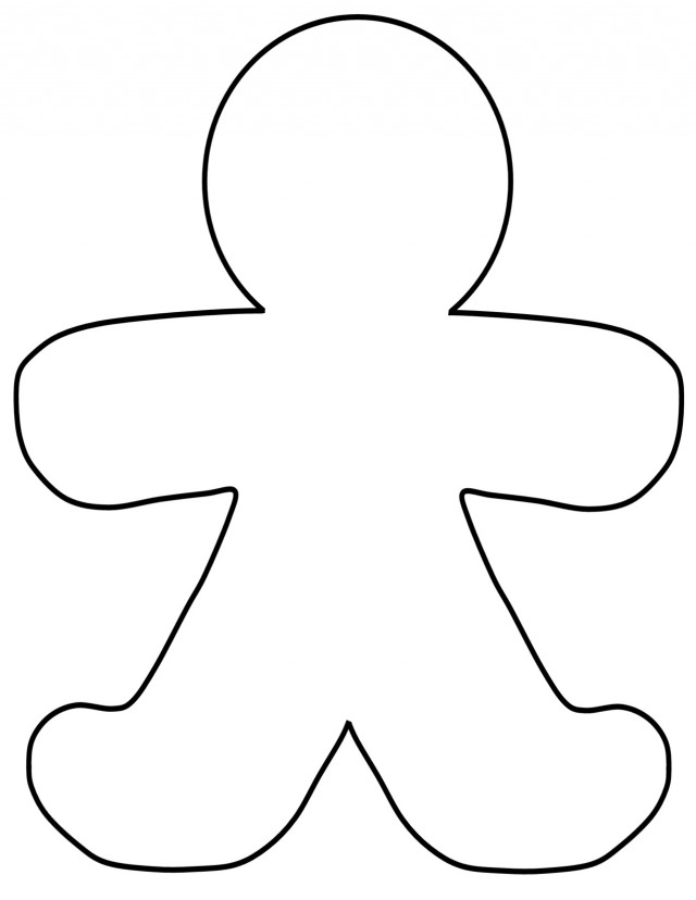 Outline Of A Person Template Clipart Best 121063 Body Outline