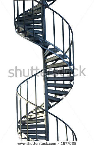 Spiral Stairs Clipart Spiral Staircase   Stock Photo