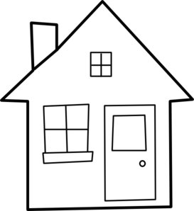 House With Windows Clip Art At Clker Com   Vector Clip Art Online