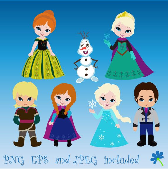 The Snow Queensnow Princessprince And Princess Digital Clipart Set