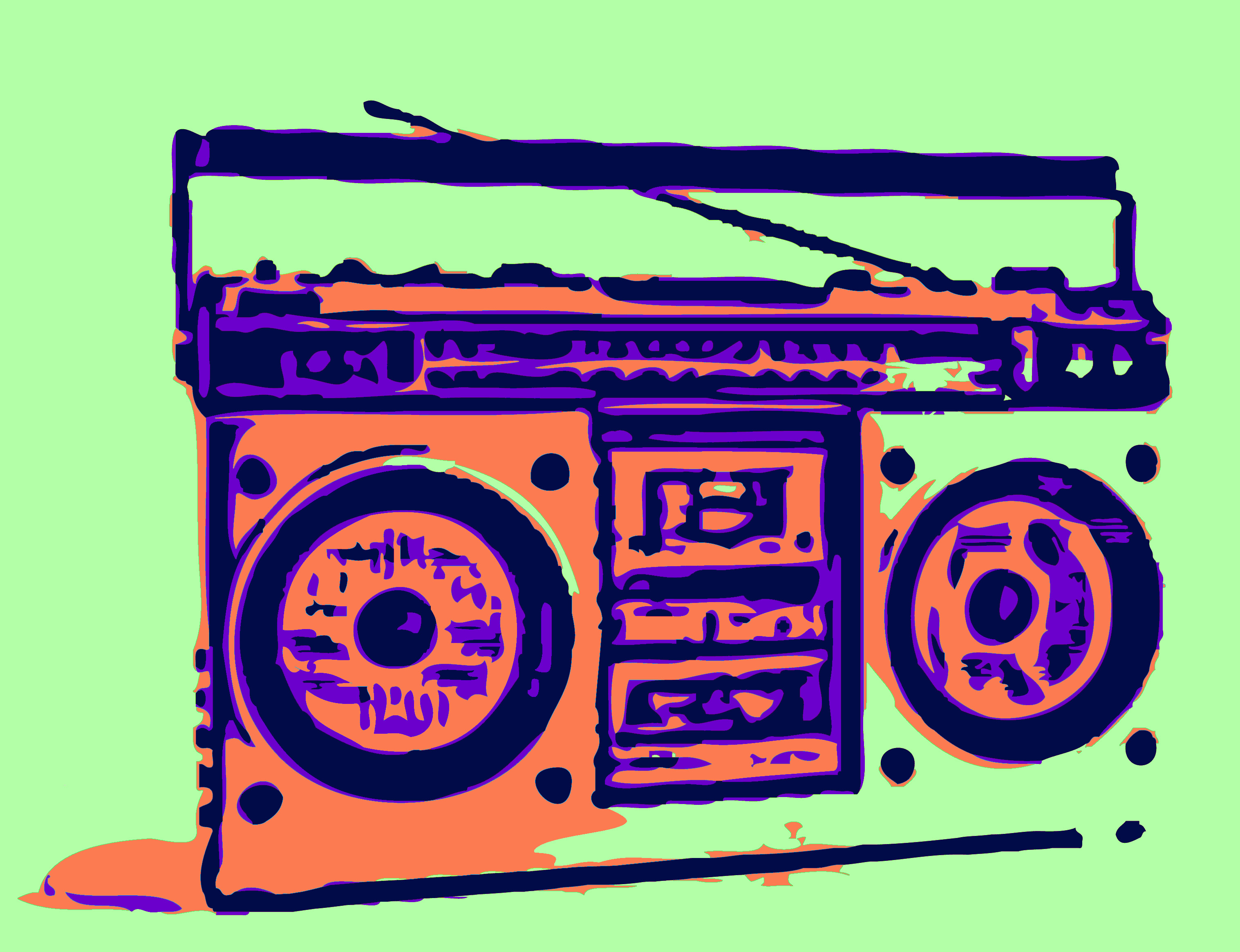 Cartoon Boombox Free Cliparts That You Can Download To You Computer