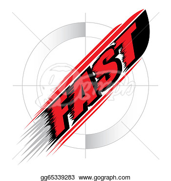 Clip Art   Fast Speed Concept Vector  Stock Illustration Gg65339283