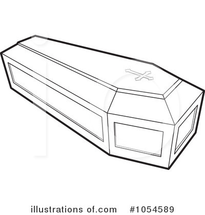 Royalty Free  Rf  Coffin Clipart Illustration By Lal Perera   Stock