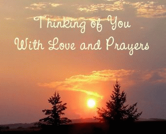 Thinking Of You With Love And Prayers    Thinking Of You