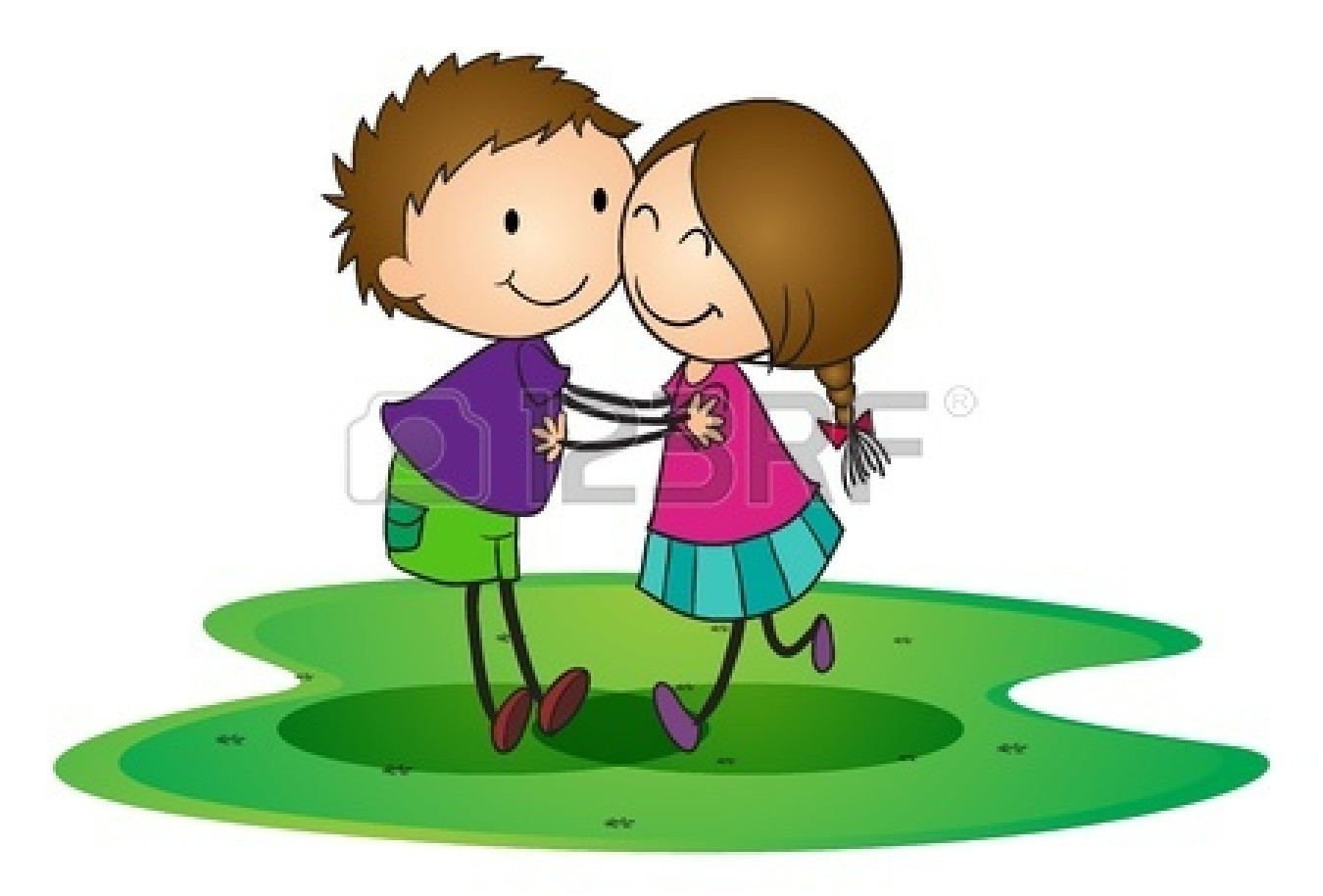 Friends Hugging Drawing   Clipart Panda   Free Clipart Images