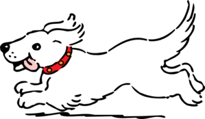White Dog Clip Art At Clker Com   Vector Clip Art Online Royalty Free