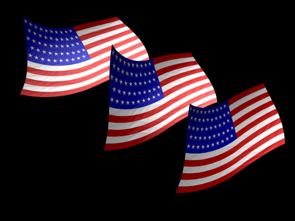 Animated American Flag Clip Art