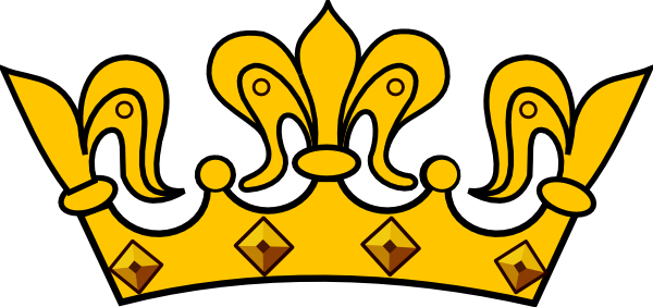Gold Crown Clip Art At Clker Com   Vector Clip Art Online Royalty