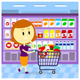 Grocery Store Aisle Stock Illustrations Vectors   Clipart    61