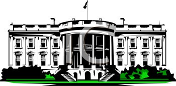 Clipart Picture Of The White House In Washington D C