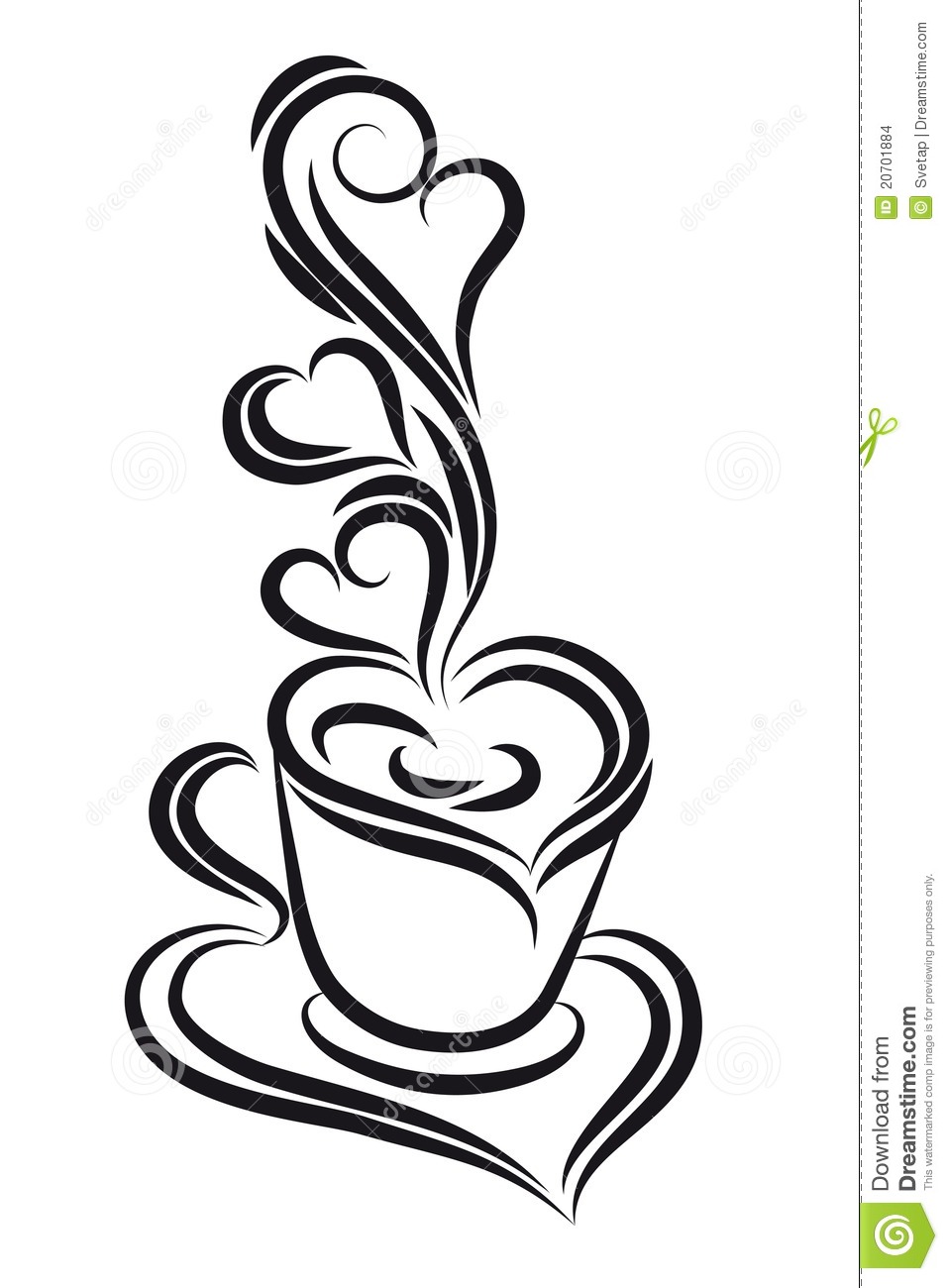 More Similar Stock Images Of   Black And White Coffee Cup Clipart