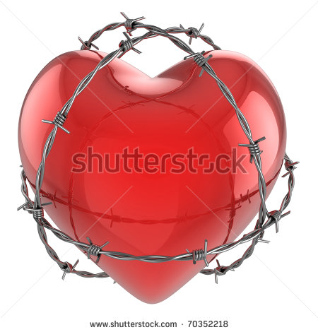 Barbed Wire Heart Clip Art