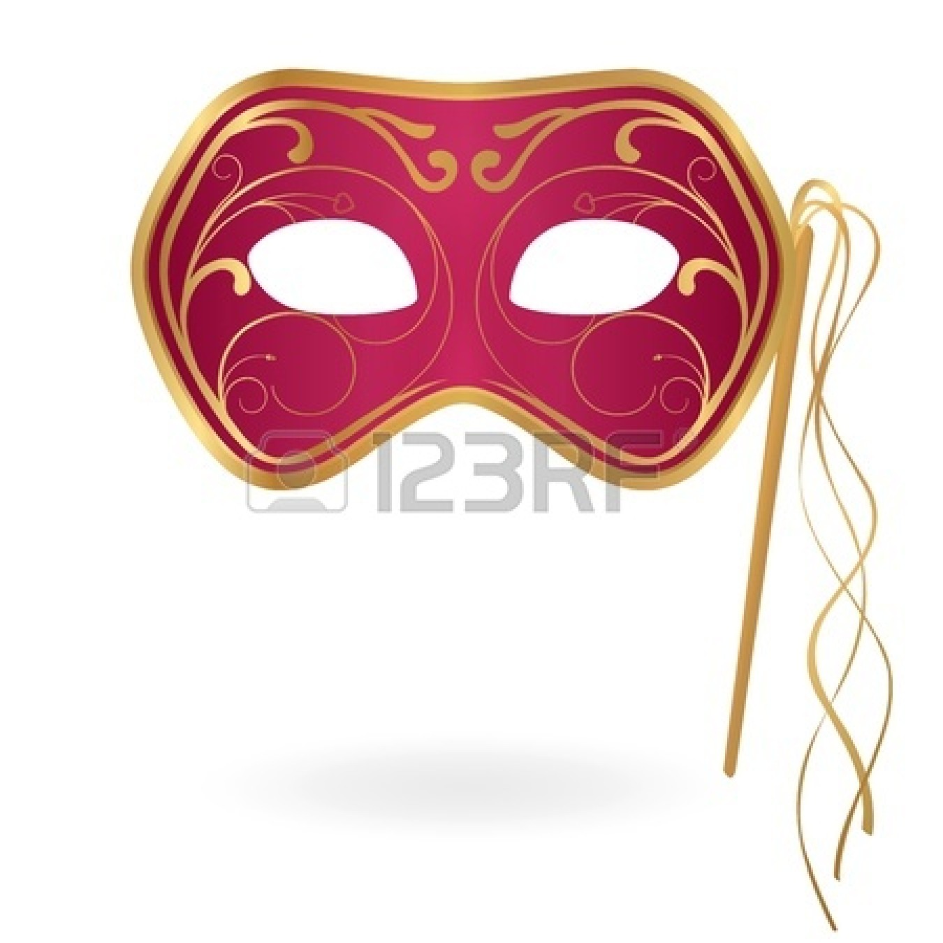Carnival Clipart Black And White 12489547 Carnival Mask Vector