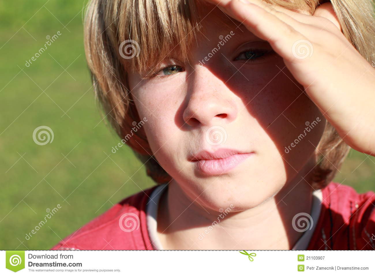 Serious Boy Royalty Free Stock Photography   Image  21103907