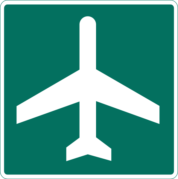 Description Airport Sign Svg