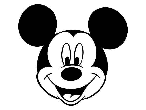 Mickey Mouse Outline   Clipart Best