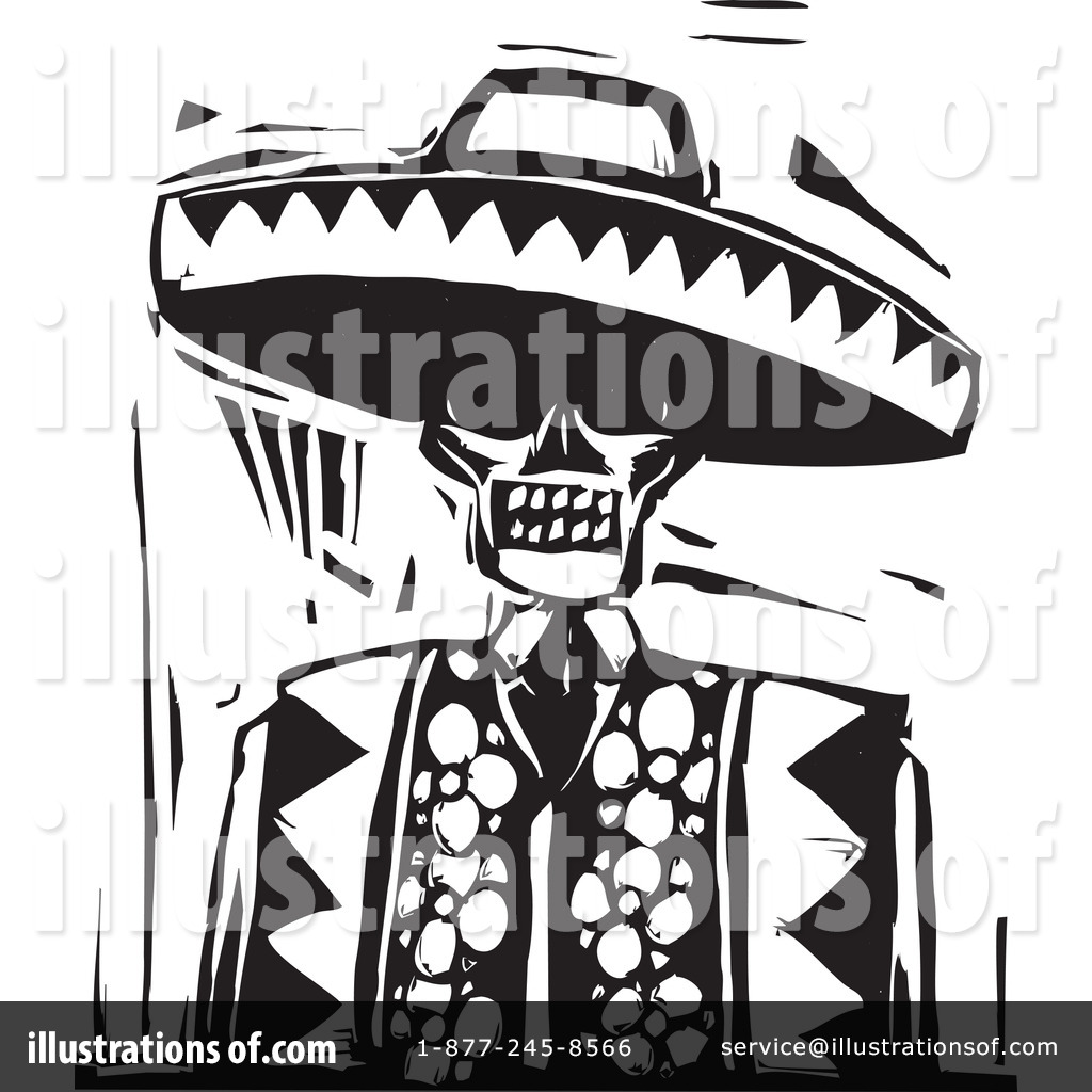Royalty Free  Rf  Day Of The Dead Clipart Illustration By Xunantunich