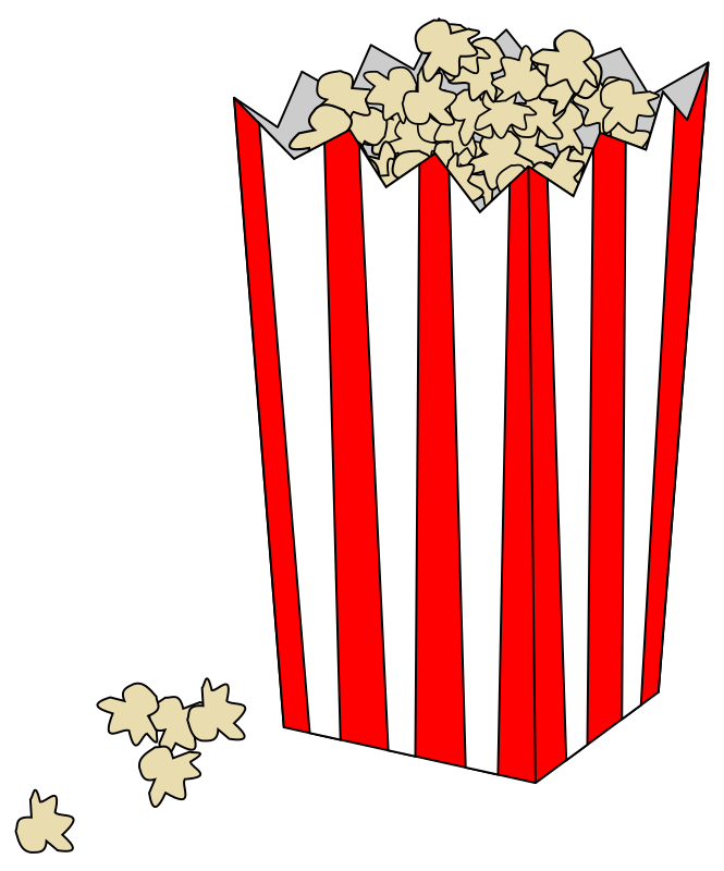 Movie Popcorn Bag By Rocke86   Bag Of Popcorn In A Bag Like At The
