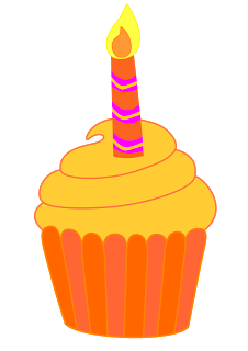 1st Birthday Cupcake Clip Art Birthday Cupcakes Clipart