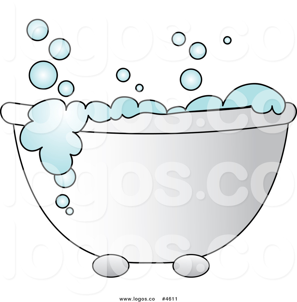 Royalty Free Tub With Bubble Bath Logo By Pams Clipart    4611