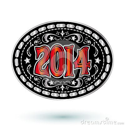Western Belt Buckle Clip Art 2014 New Year Cowboy Belt