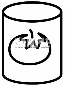 Canned Food Clipart Black And White   Clipart Panda   Free Clipart