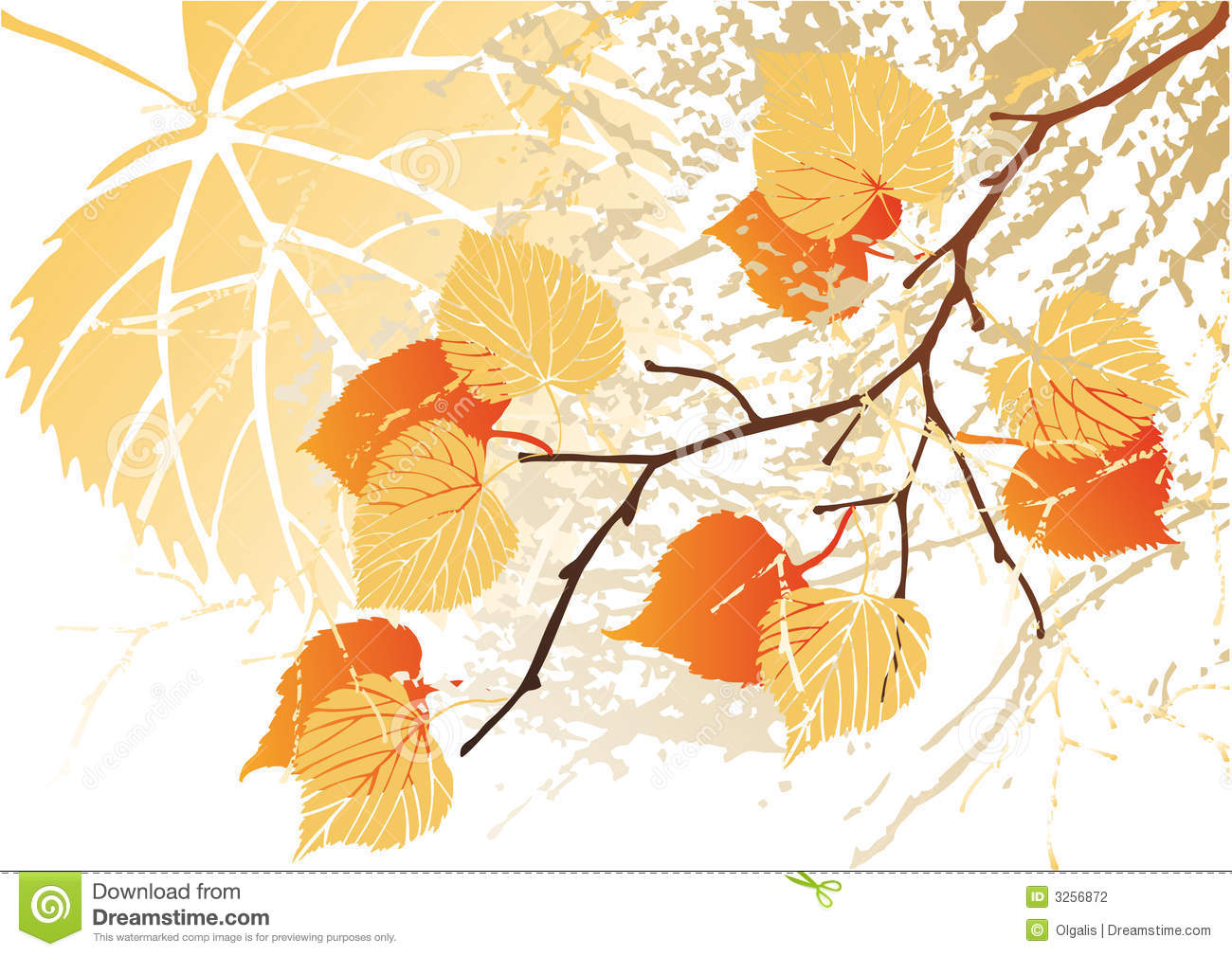September Leaves Background Stock Photography   Image  3256872