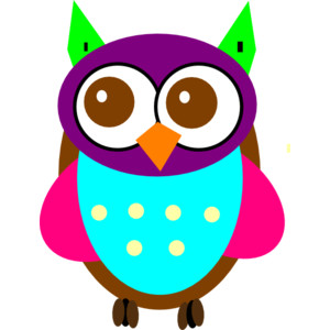 Colorful Owl Clipart   Clipart Best