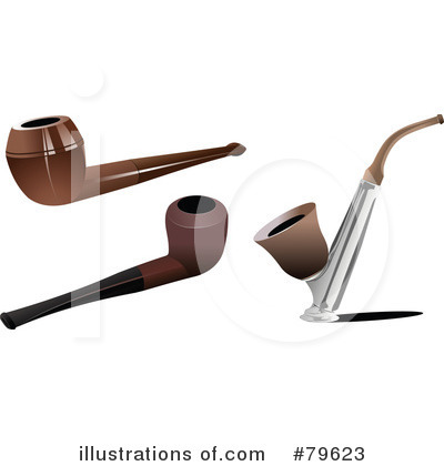 Royalty Free  Rf  Tobacco Pipe Clipart Illustration By Leonid   Stock