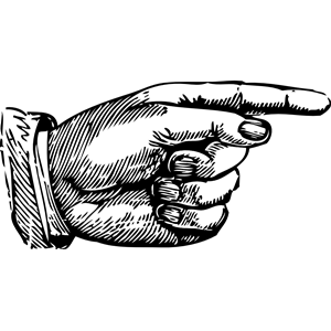 Pointing Hand Clipart Cliparts Of Pointing Hand Free Download  Wmf