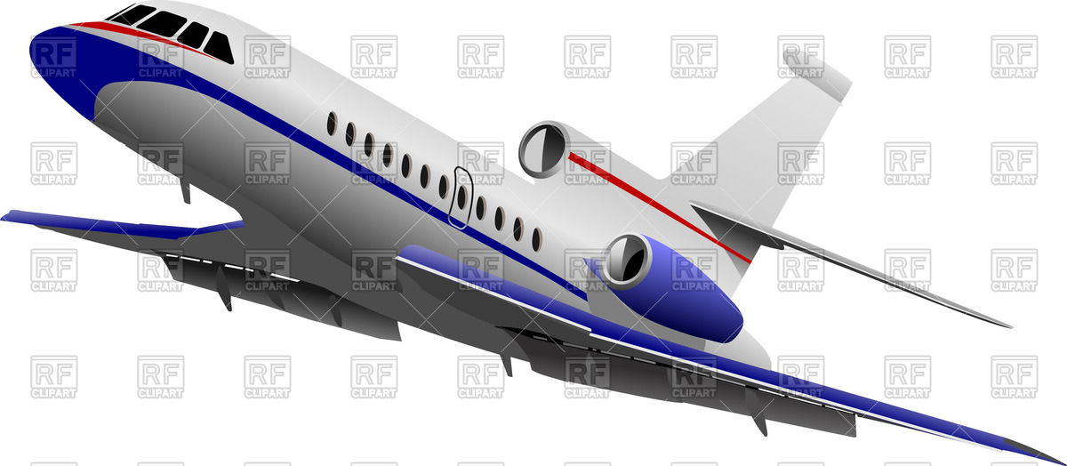 Airplane Taking Off   Private Jet 52687 Download Royalty Free Vector