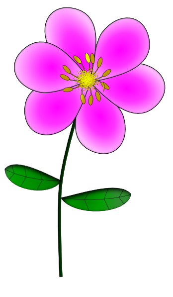 Purple Flower 8 Clip Art At Clker Com   Vector Clip Art Online
