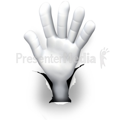High Five Hand Clipart Hole Hand Number Five