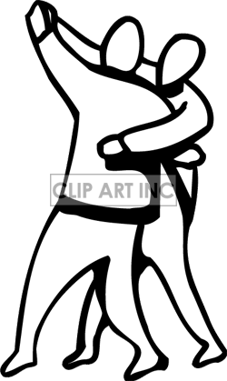Royalty Free Two People Dancing Clipart Image Picture Art   159474