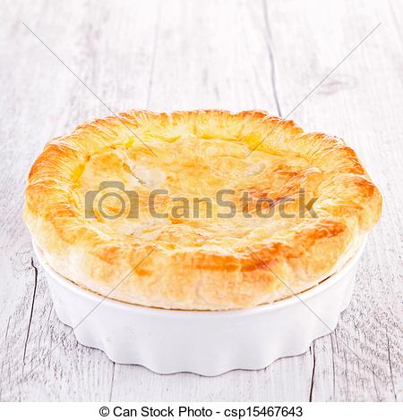 Stock Photo   Chicken Pot Pie Meat Pie   Stock Image Images Royalty