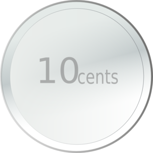 Ten Cent Coin Clip Art At Clker Com   Vector Clip Art Online Royalty