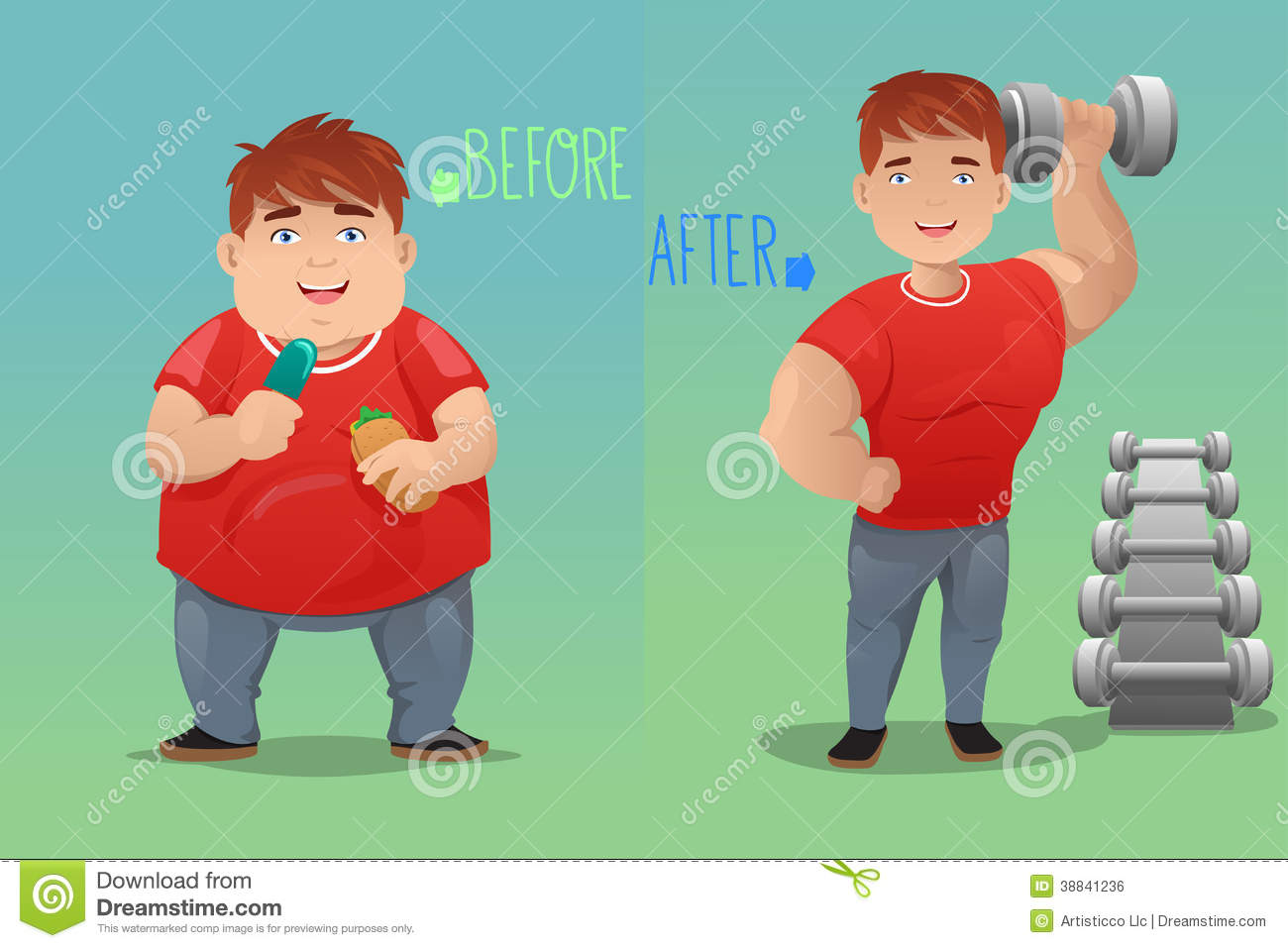 Weight Loss Before And After Clipart Before And After  Weight Loss