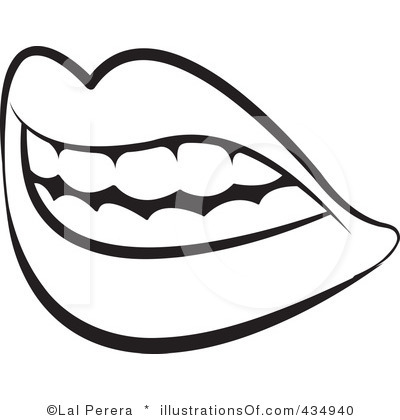 Go Back   Gallery For   Open Mouth Clipart Black And White