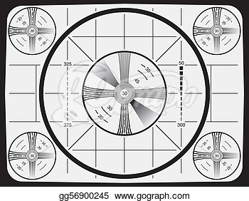 Illustrations   Television Test Pattern  Stock Clipart Gg56900245