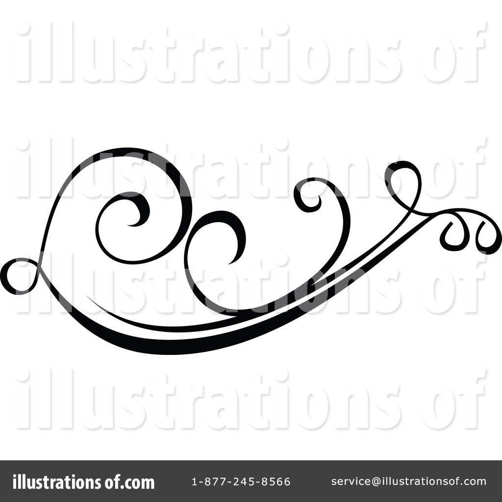 Royalty Free  Rf  Clipart Illustration Of A Solid Black Silhouette Of