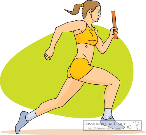 Track And Field Clipart   Relay Race Sports 09   Classroom Clipart