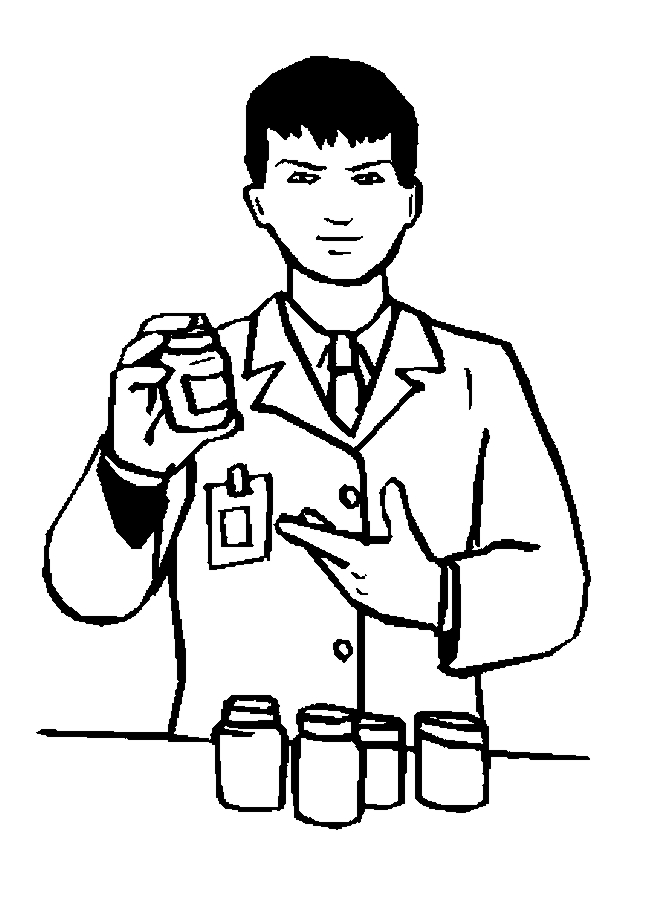Pharmacist 2 Pharmacist Coloring Page