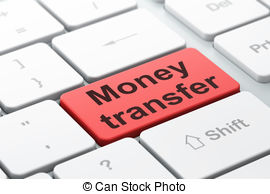 Money Transfer Stock Illustration Images  4263 Money Transfer