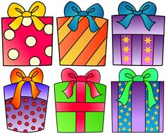 Birthday Present Clipart For Your Project Or Classroom  Free Png Files